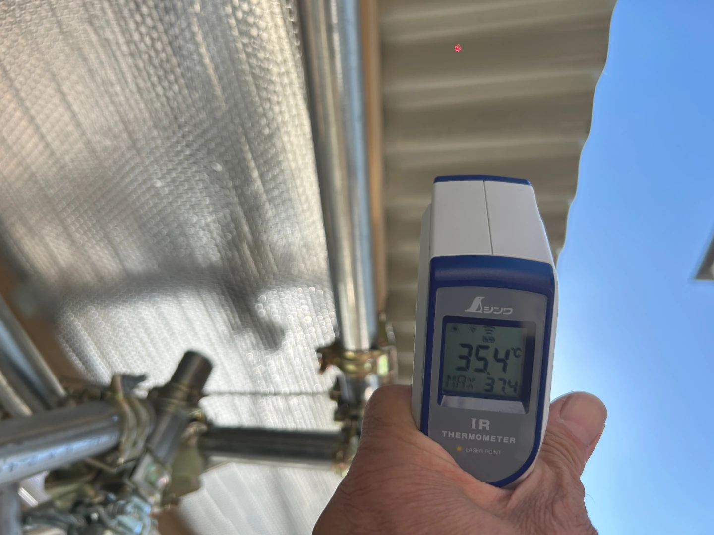 サーモバリア 表面温度比較